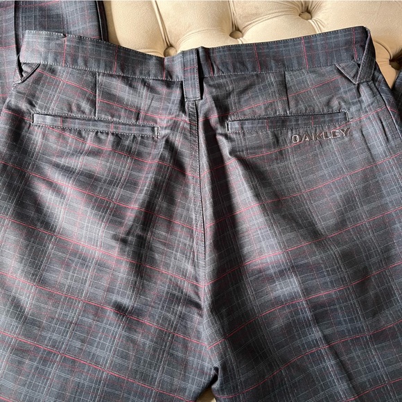 Oakley Men’s Plaid Dri-Fit Tour Performance Golf Pants Size 34x33 - Picture 6 of 8